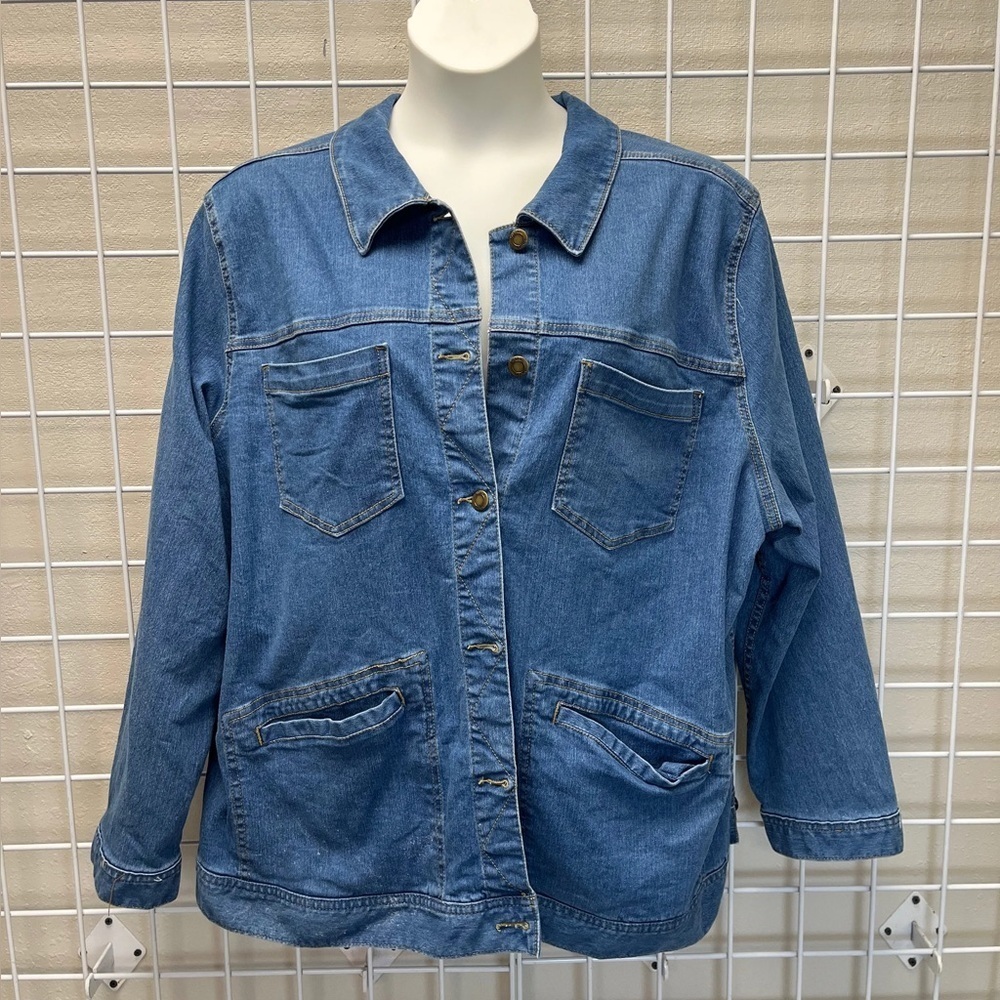 Woman Within Jean Jacket - Size 26